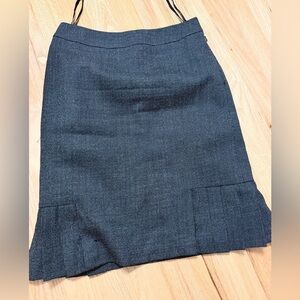 Wool Pencil Skirt